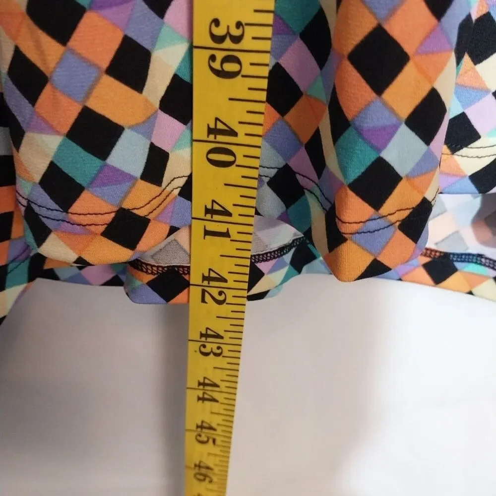 LuLaRoe XXS Maxi Skirt NWT Multicolor Geometric Stretch Strapless Dress